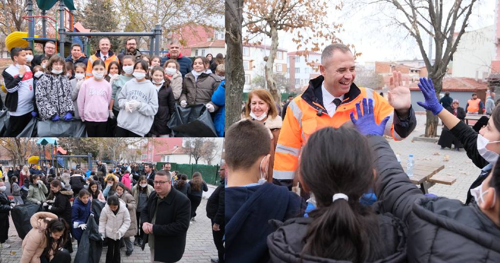 BAŞKAN DERYA BULUT'UN ÇOCUK VE DOĞA SEVGİSİ TAKDİR TOPLUYOR