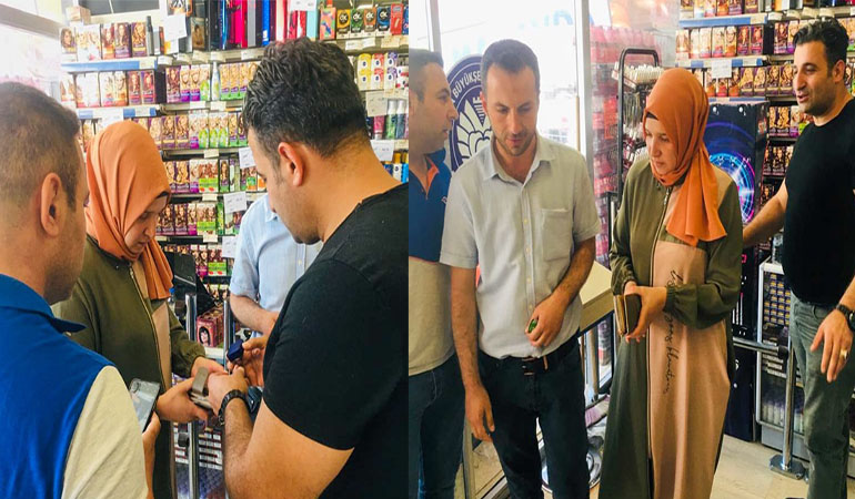 Esenlik Süper Market Görevlisinden Örnek Davranış