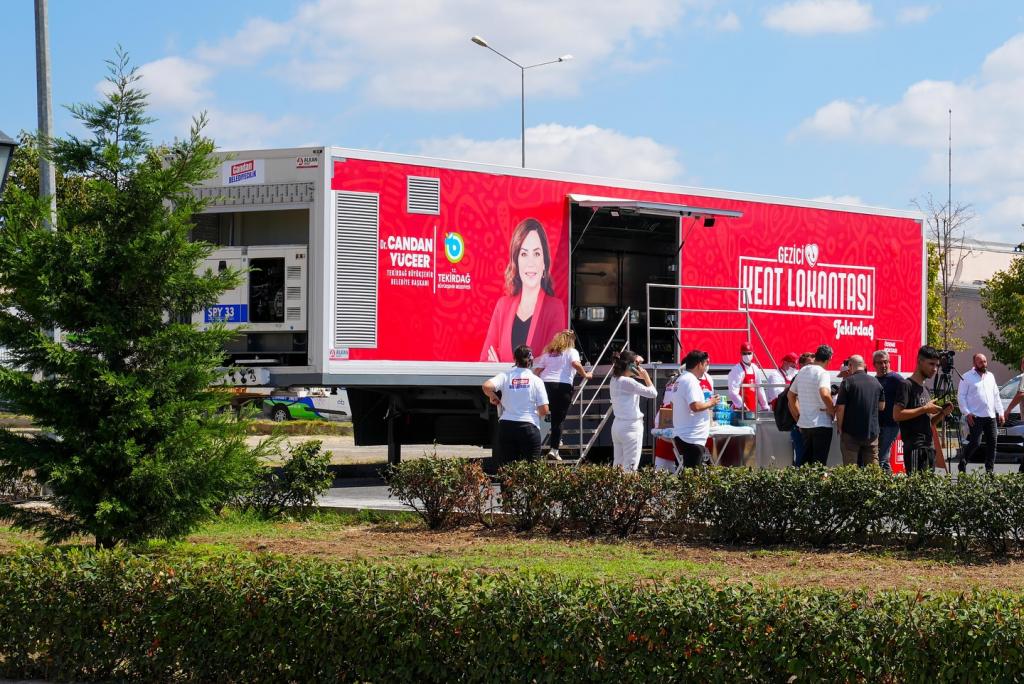 GEZİCİ KENT LOKANTASI TEKİRDAĞ'IN HER KÖŞESİNE TAŞINACAK