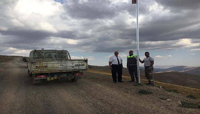 Hekimhan Yama Dağı Radar Üssü Yolunda Çalışmalar Devam Ediyor