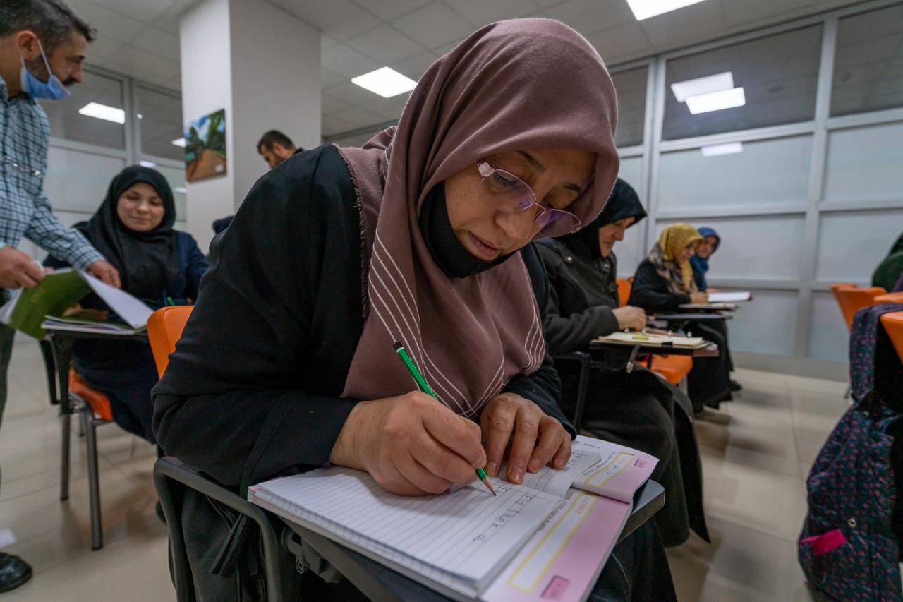 Kernek Külliyesi’nde Okuma-Yazma Kursuna gelenler okuyup yazabilecekler